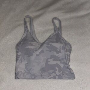 Lululemon white camo align tank top